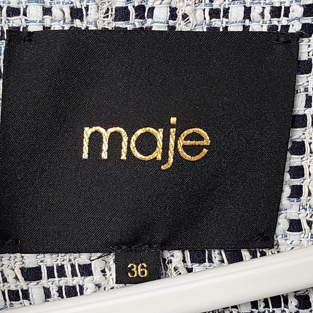 Maje Tweed Jacket Blazer - Picture 9 of 12
